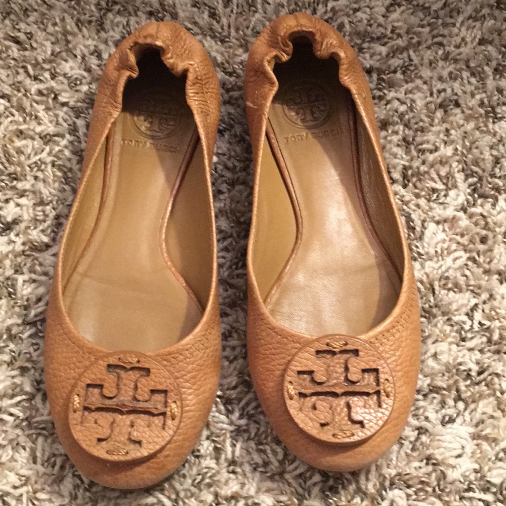 Tory burch brown flats